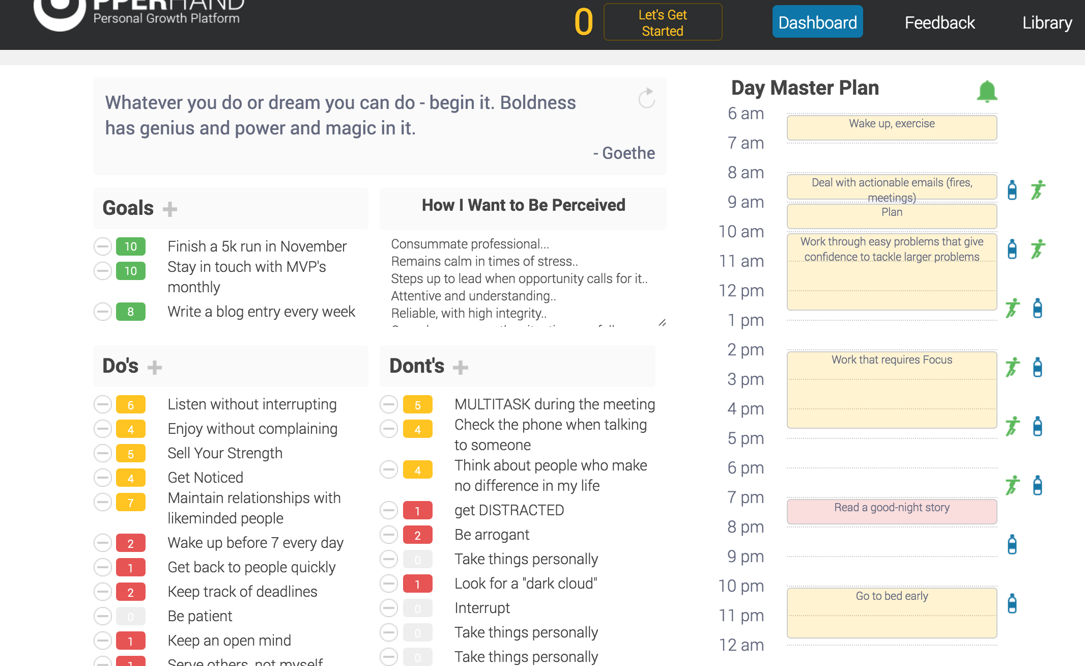 Upperhand Personal & Professional Growth Platform