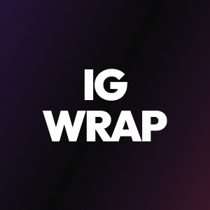Instagram Wrapped - Product Hunt launch logo and brand identity