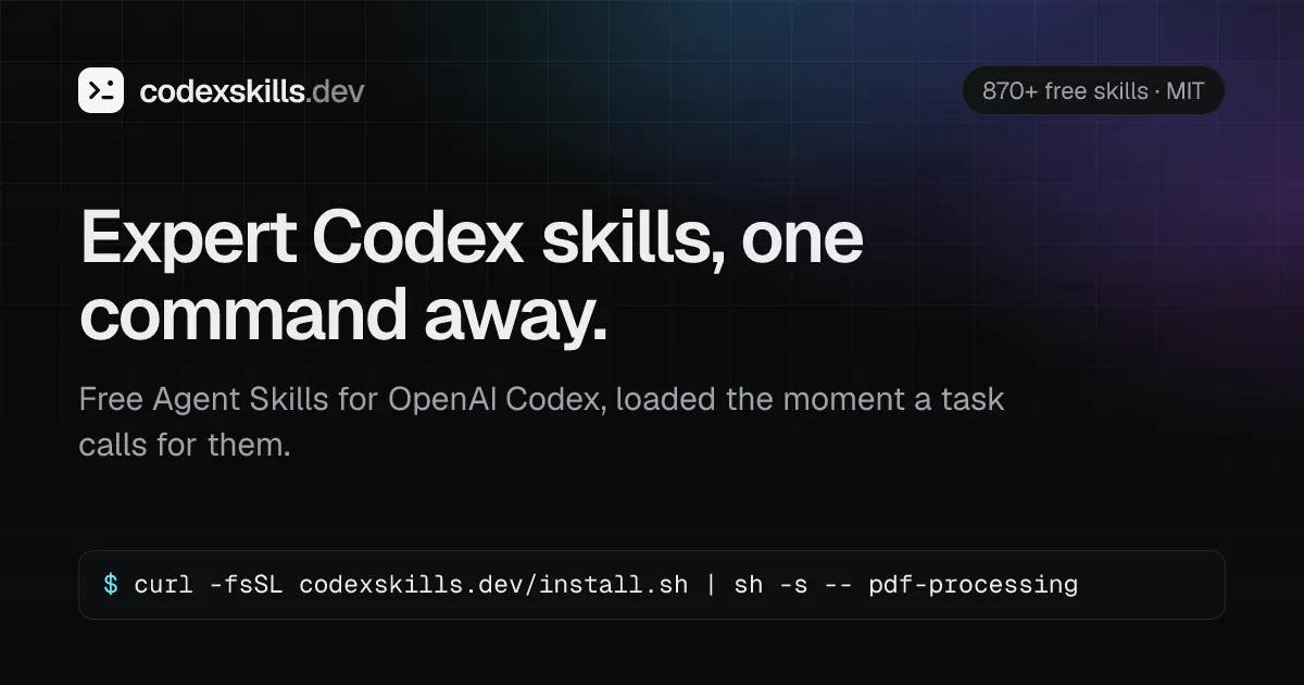 Codex Skills gallery image