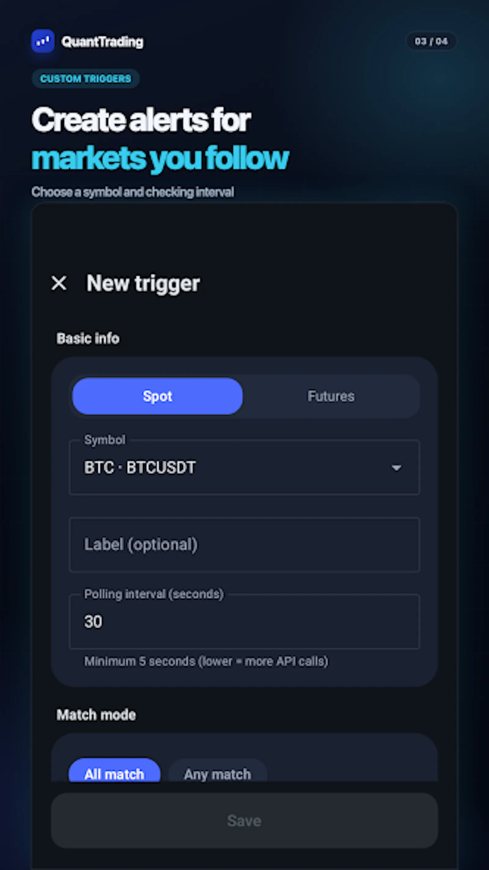 Quanttrading screenshot 1