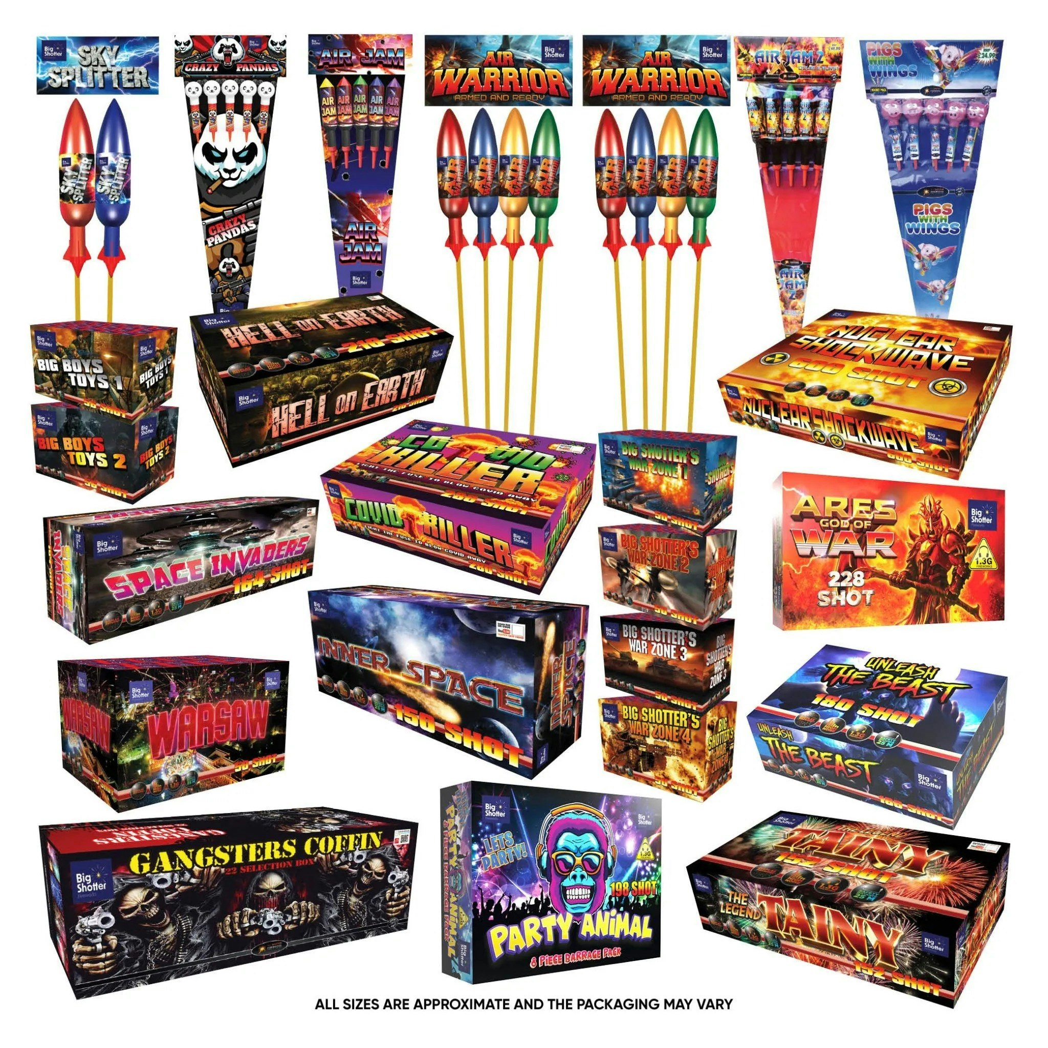Mega Fireworks Display Pack 2,200+ Shots gallery image