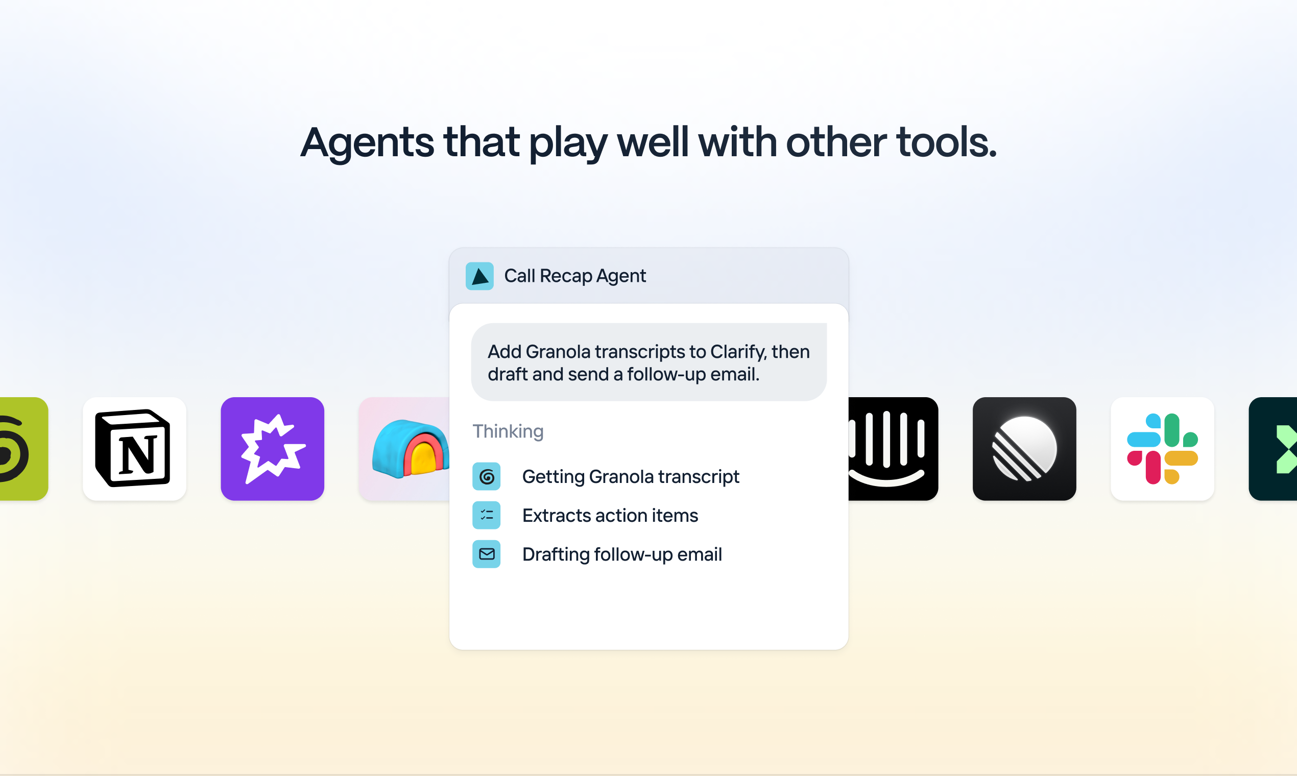 Customer Relationship Agents by Clarify gallery image