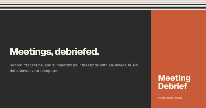MeetingDebrief gallery image