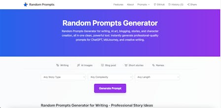 Random Prompts Generator gallery image