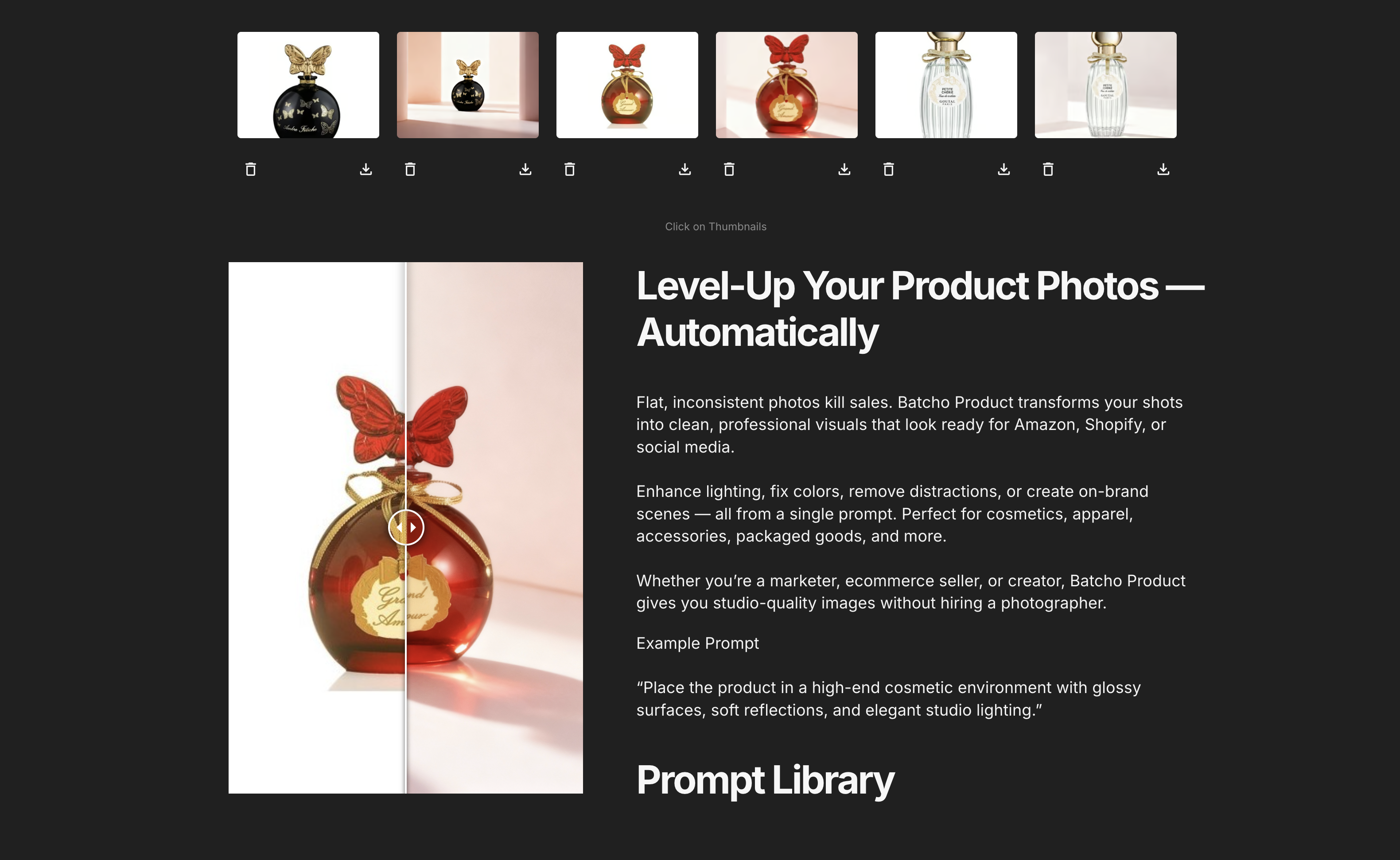 Batcho - Screenshot 5 showing product features and functionality