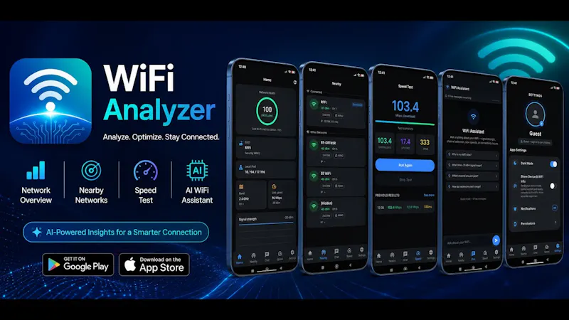 WiFiHorizon: AI WiFi Analyzer screenshot 1 (video preview)