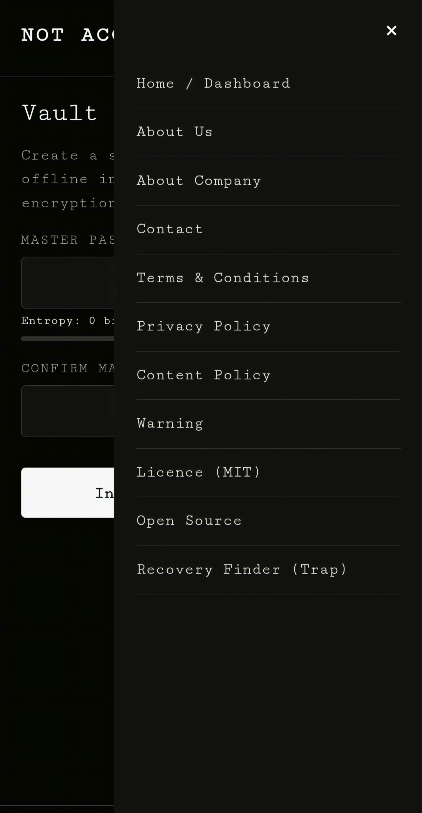 NOT ACCESS gallery image