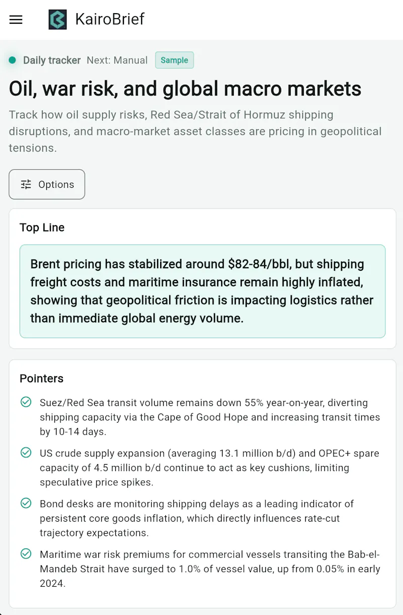 KairoBrief screenshot 2