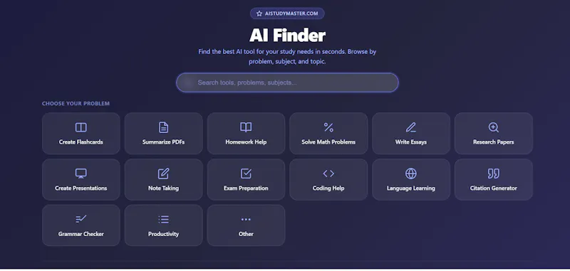 AI Study Master Finder screenshot 2