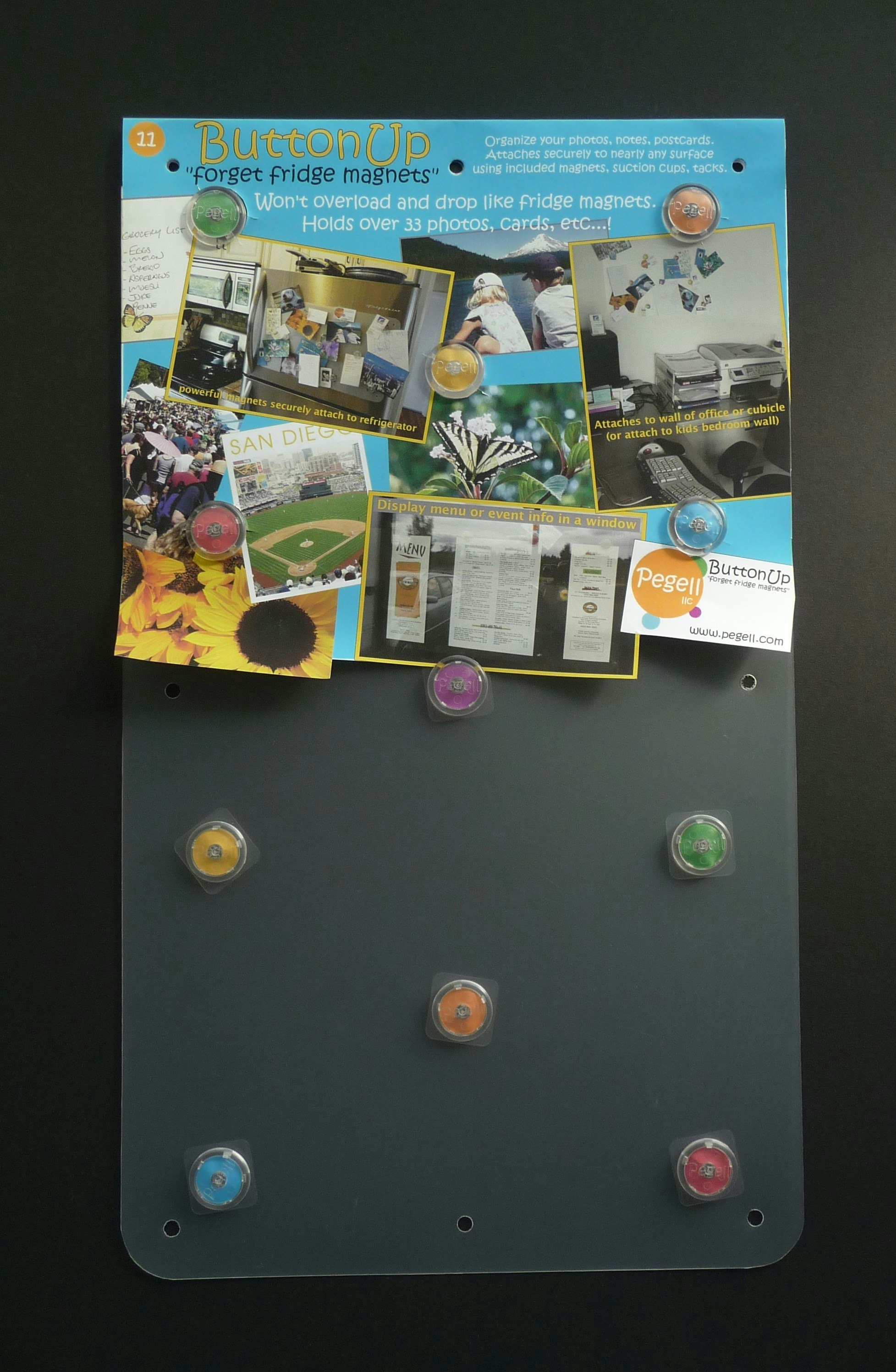 ButtonUp ™ - 11 "forget fridge magnets"