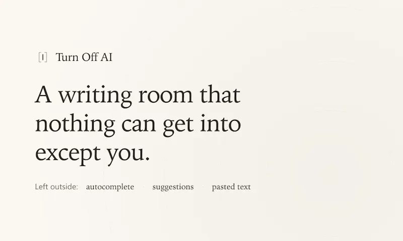 Turn Off AI screenshot 1