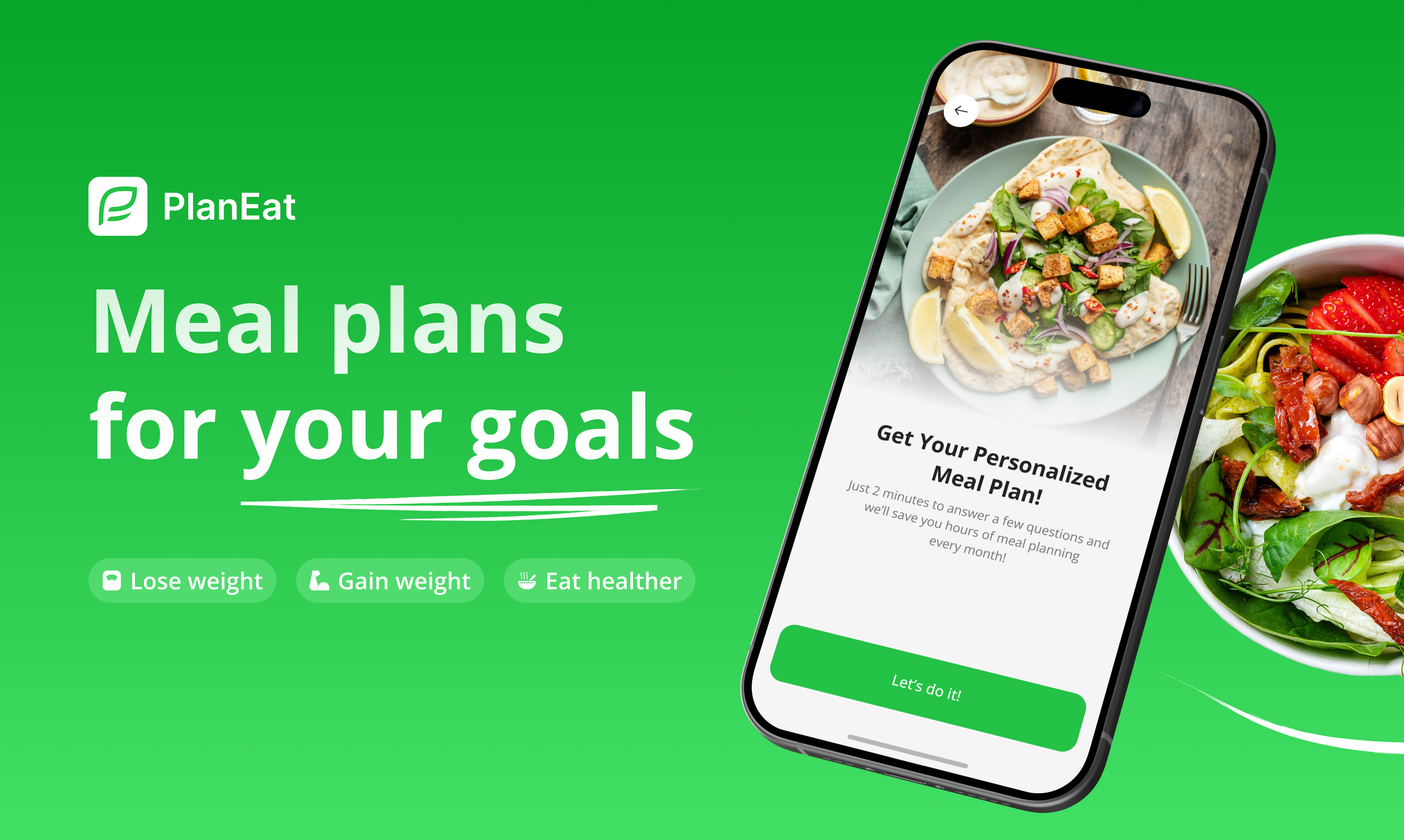 PlanEat AI — Personalized Meal Planner - Main screenshot showing features and interface