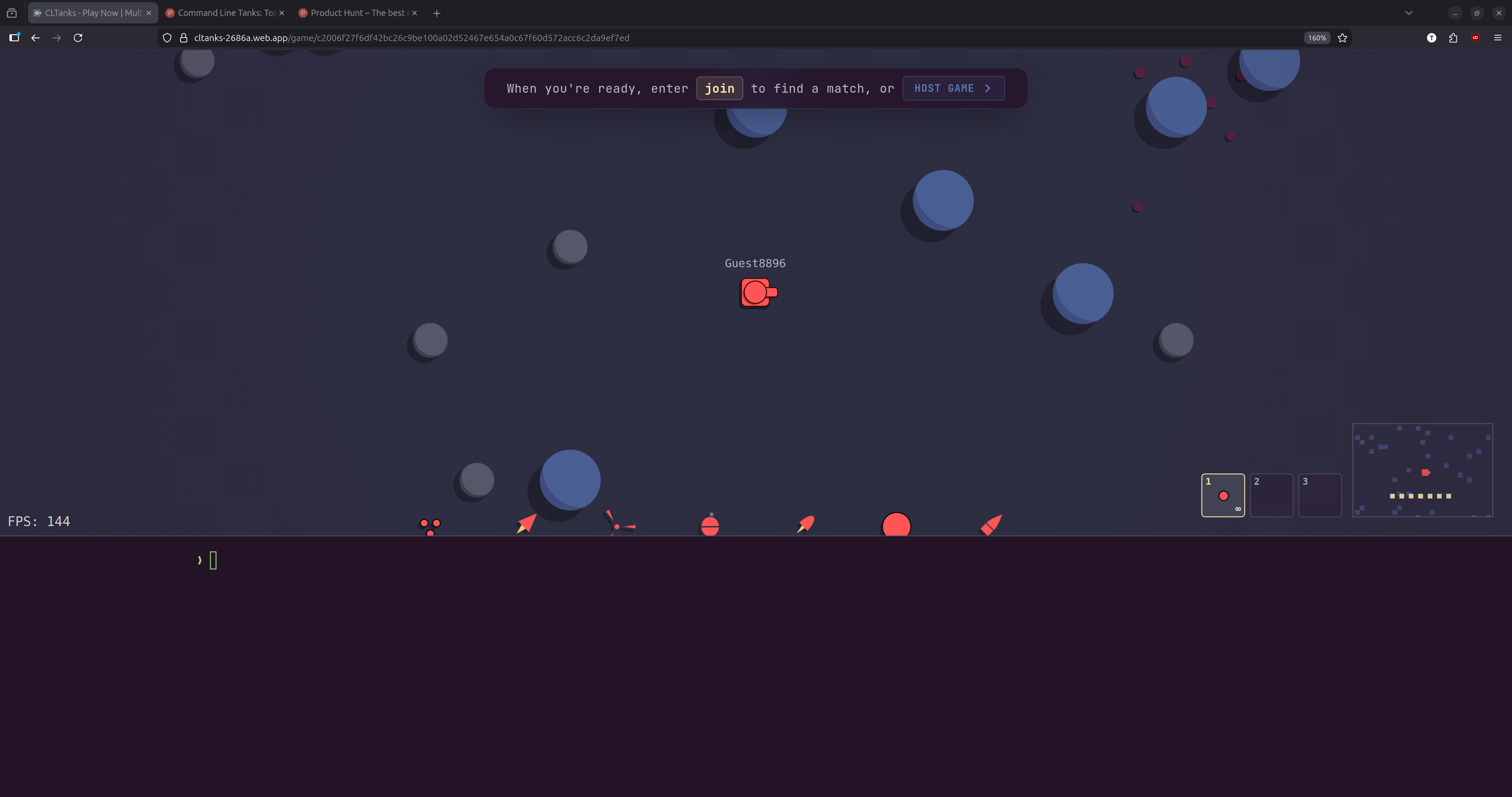 Command Line Tanks - Screenshot 5 showing product features and functionality