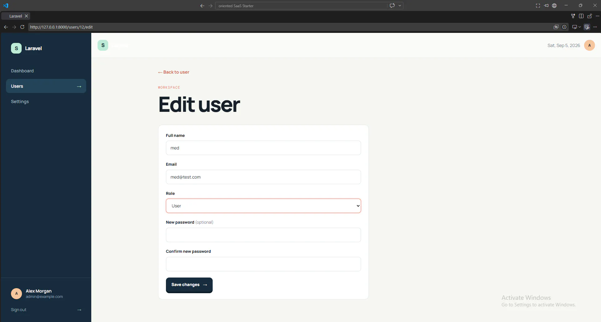 Laravel SaaS Starter Kit gallery image