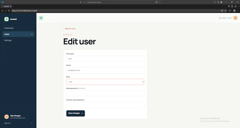 Laravel SaaS Starter Kit screenshot 2