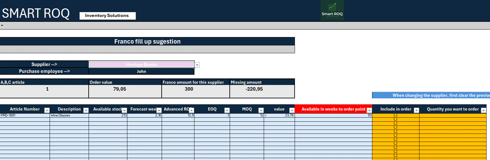 SmartROQ Smarter Inventory & Purchasing gallery image