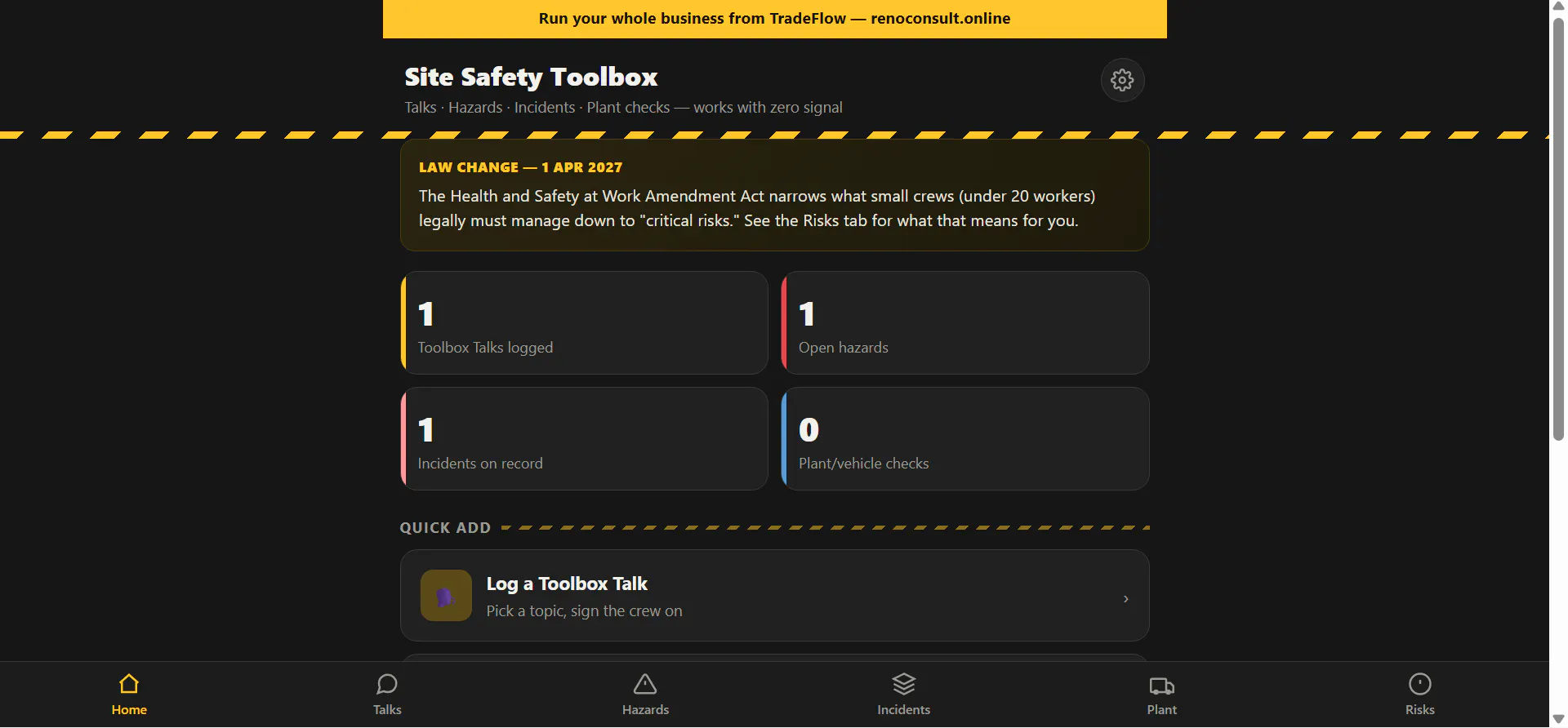 Workplace Safety App Site Safety Toolbox gallery image