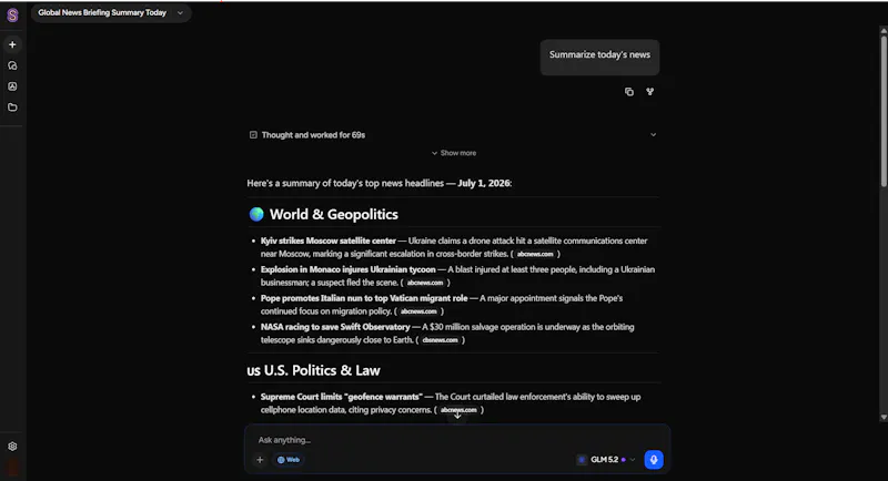 Siora AI screenshot 2