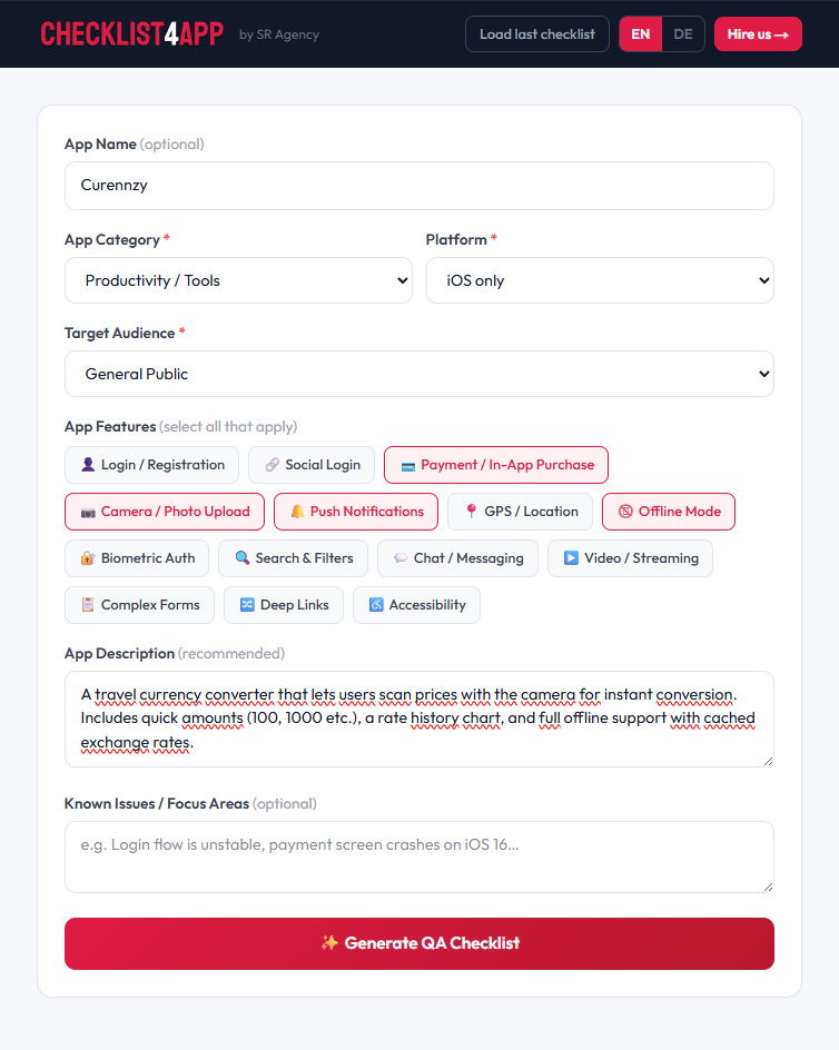 Checklist4App gallery image