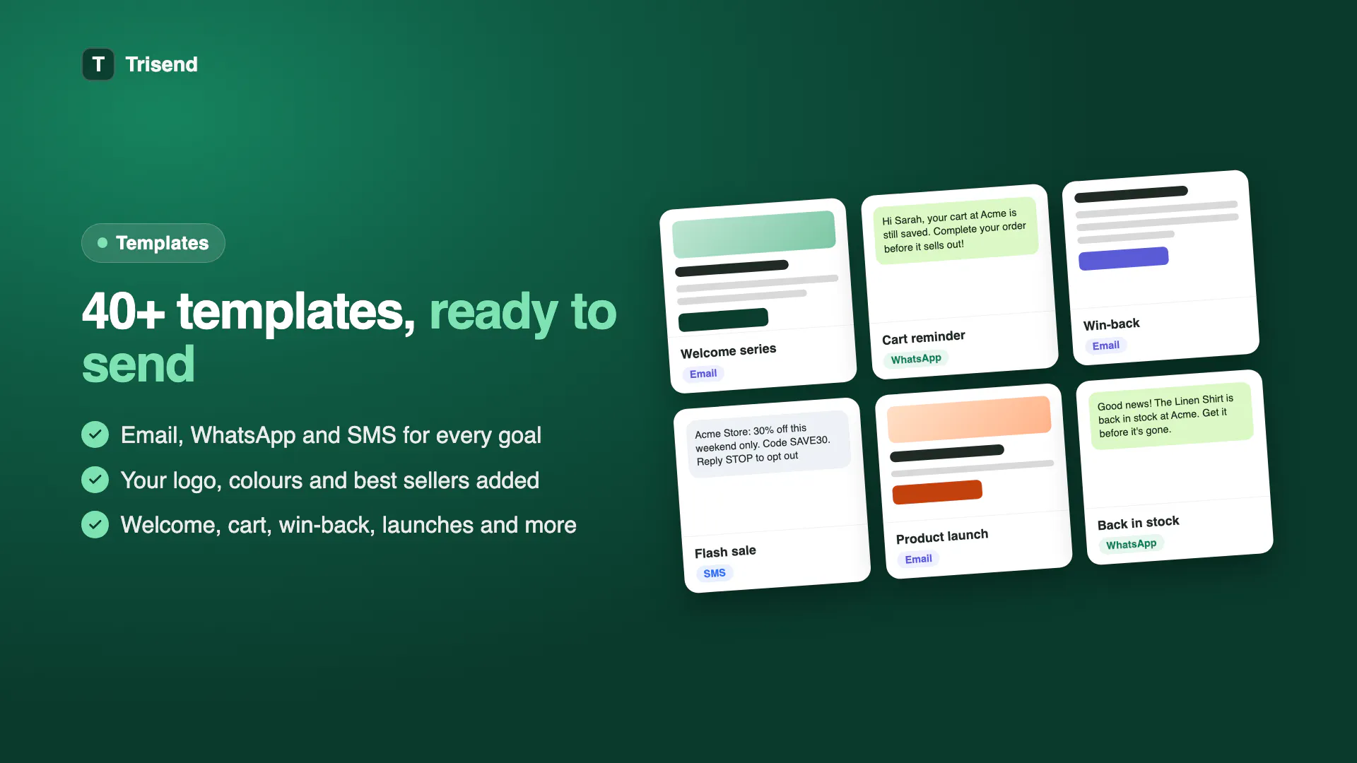 Trisend: Email, WhatsApp & SMS gallery image