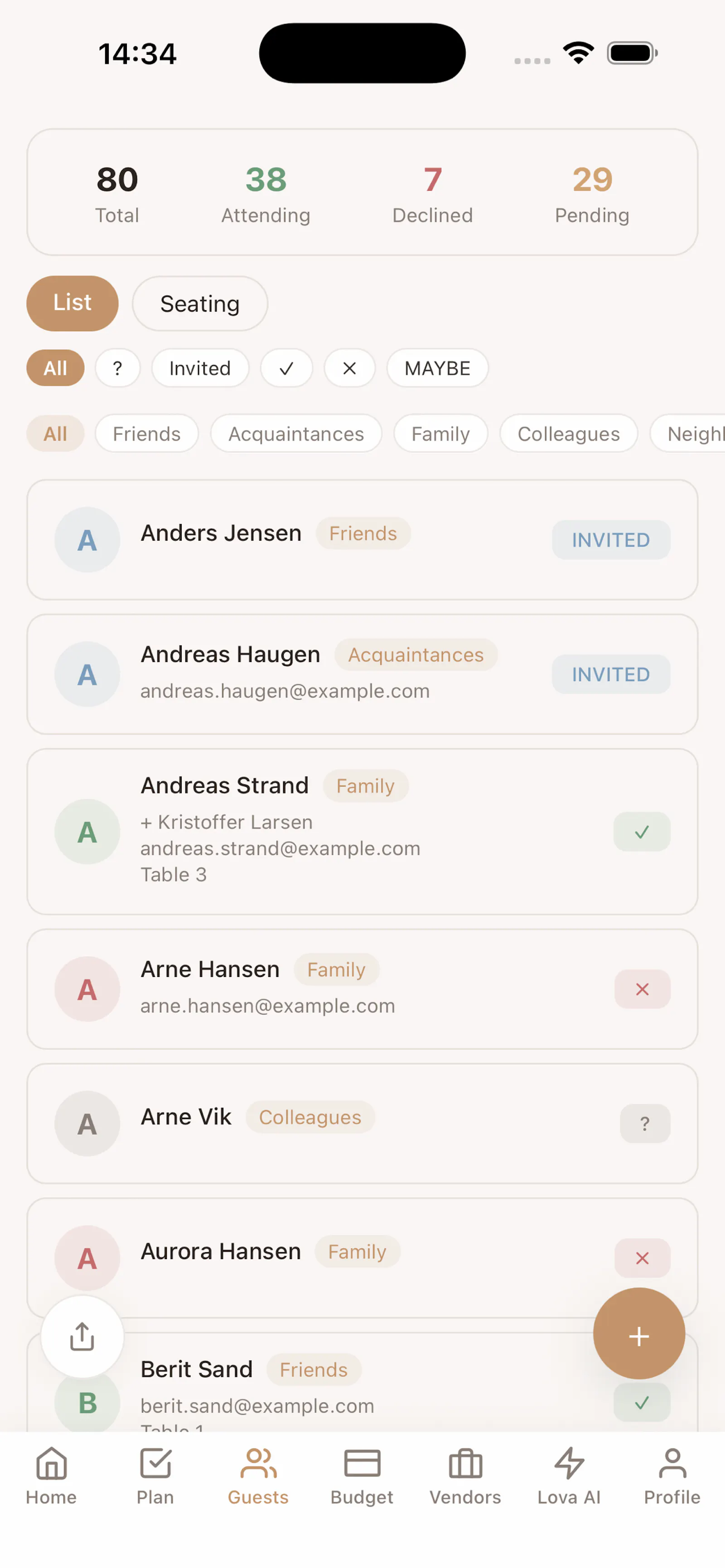 Lova Wedding Planner  screenshot 4
