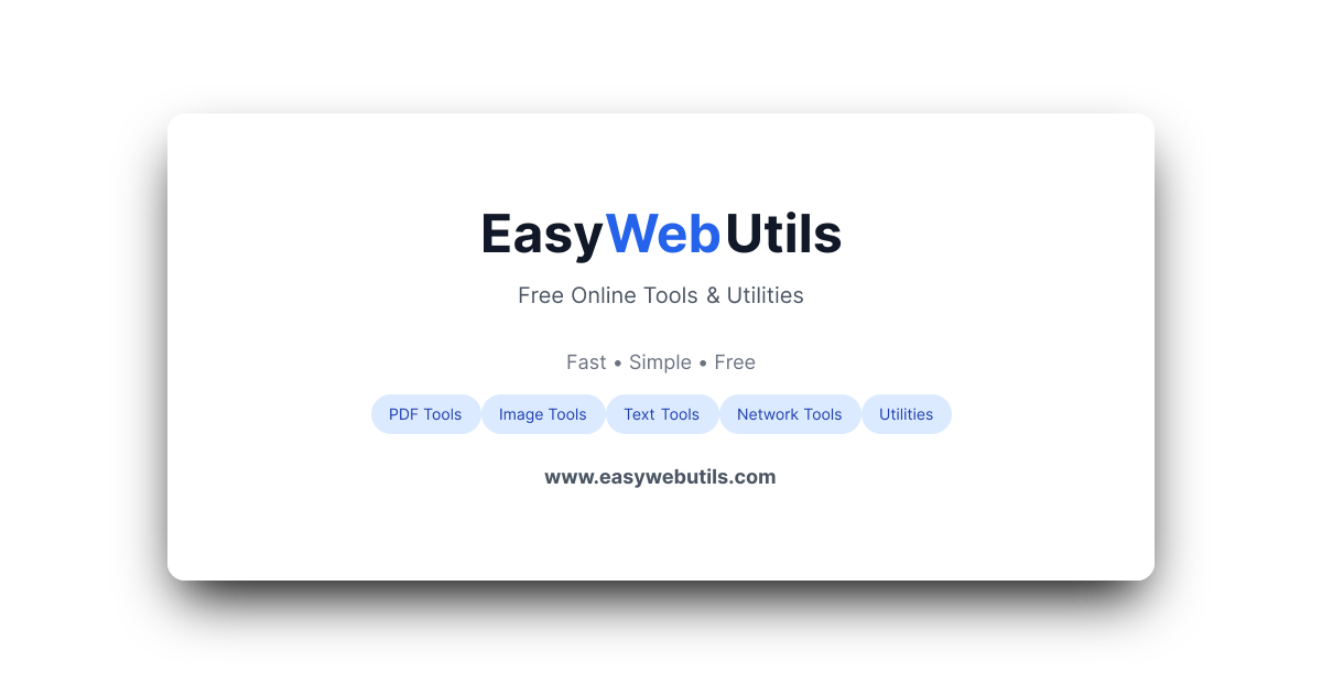 EasyWebUtils gallery image