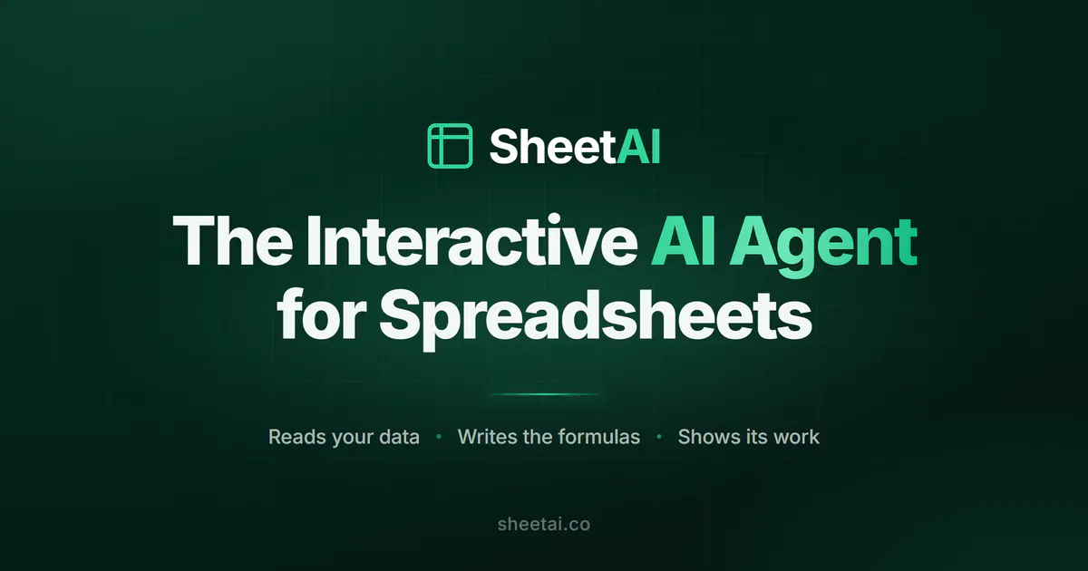 SheetAI - AI Agent for Spreadsheet gallery image