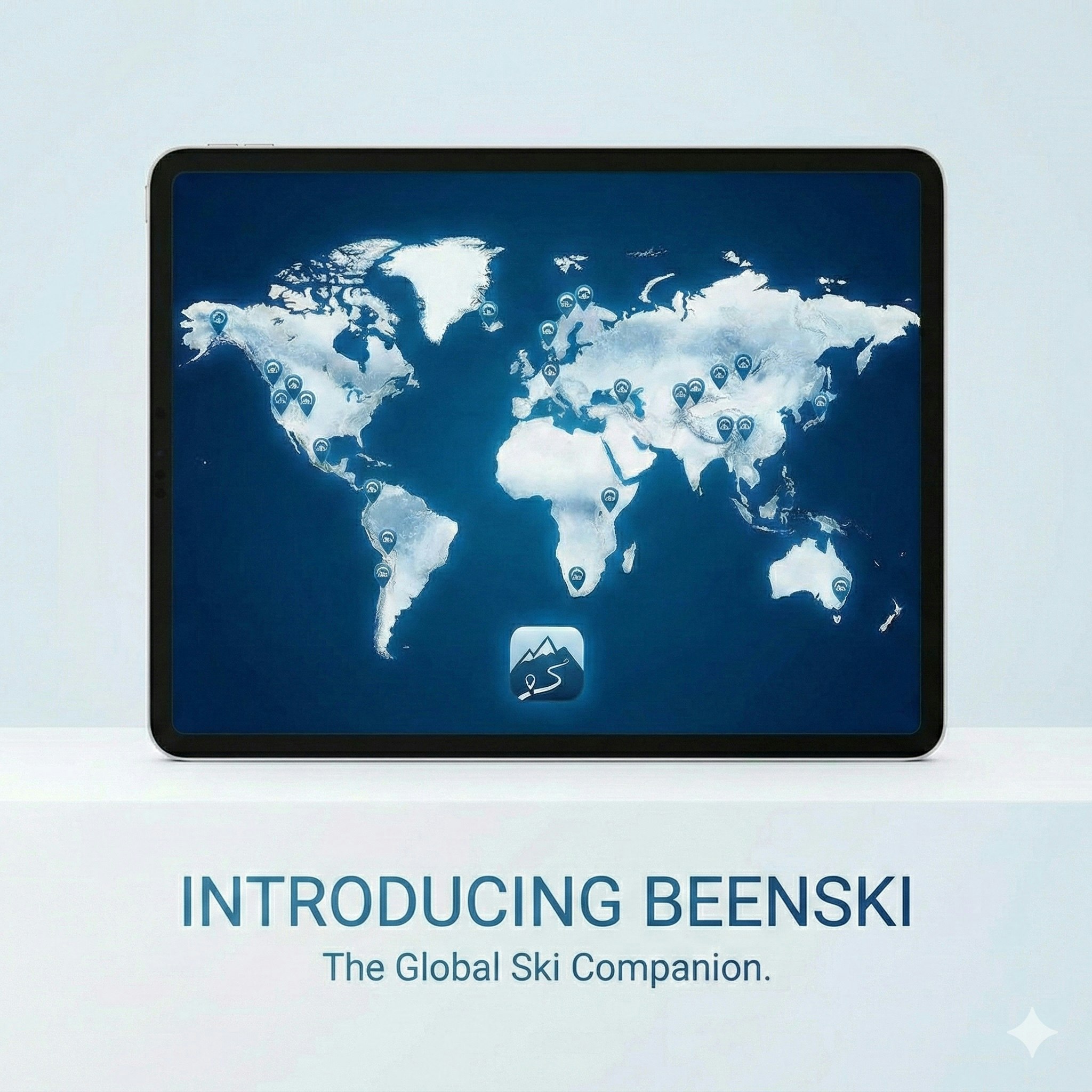 Been Ski - Product Hunt launch logo and brand identity