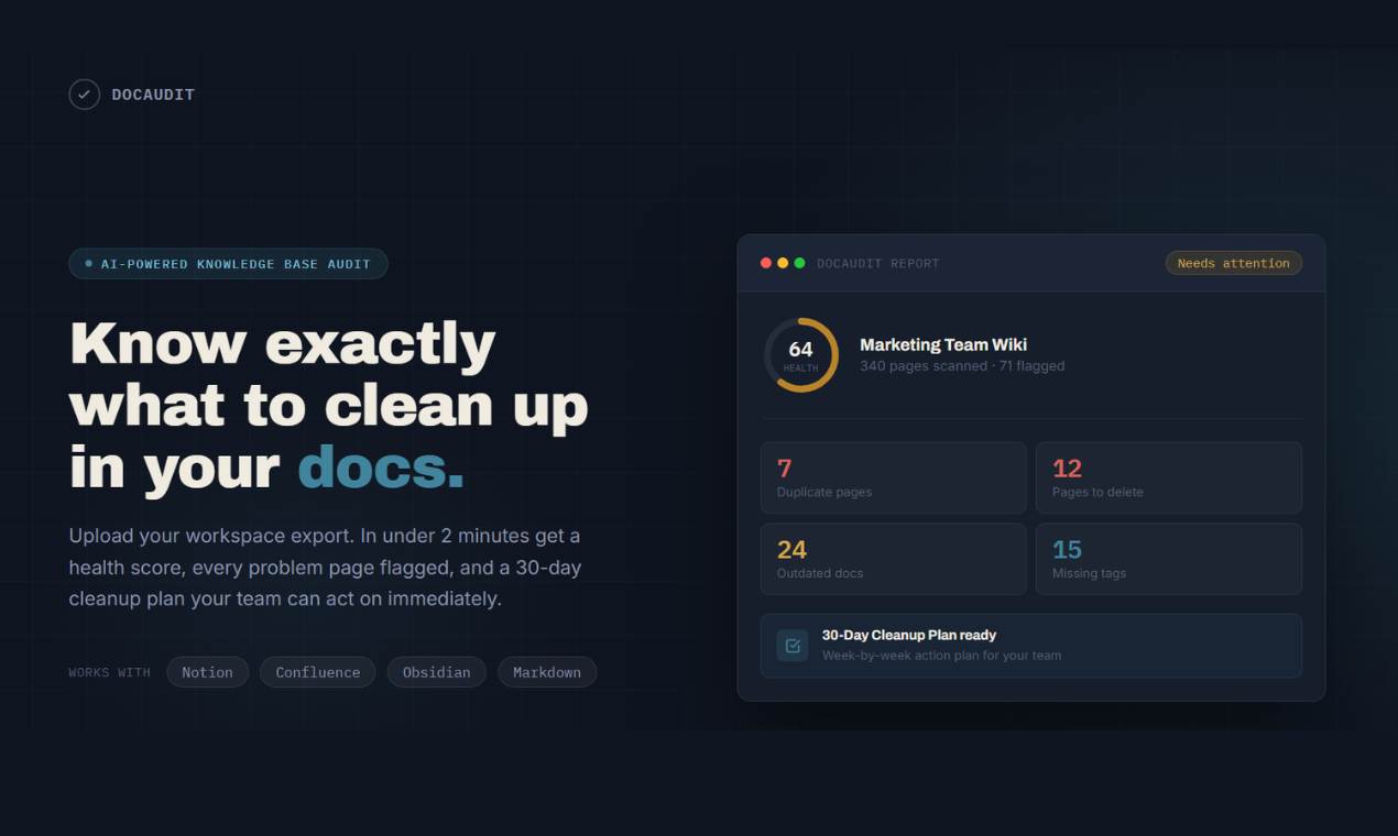 DocAudit: Knowledge Base Audits gallery image