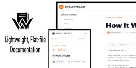 Webdocs — Multi-Space Documentation gallery image