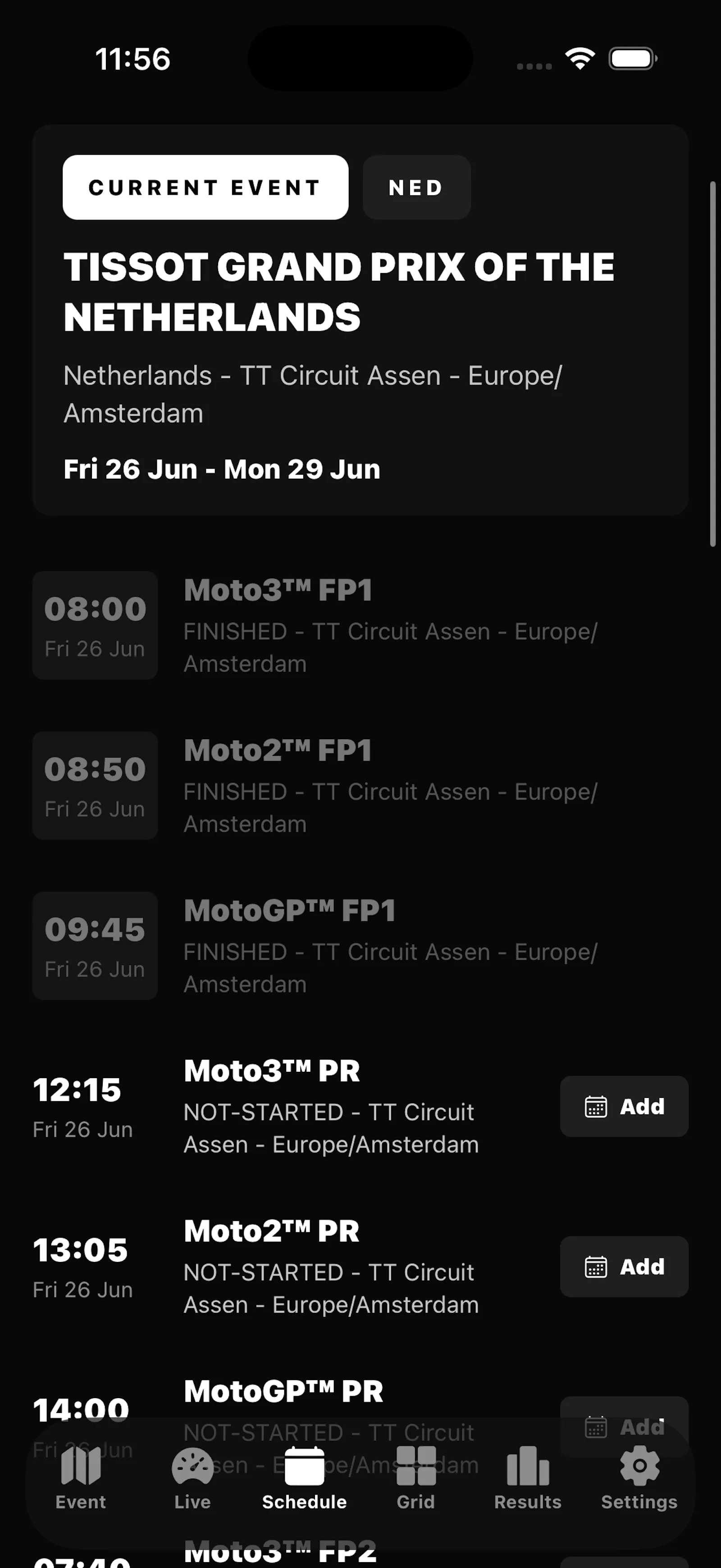 MotoTiming screenshot 4
