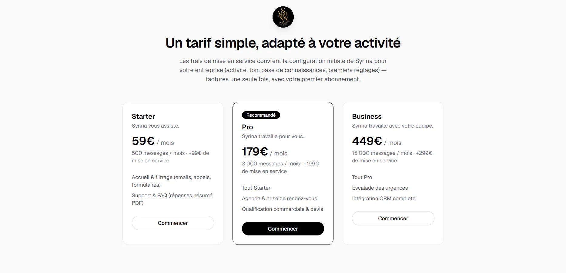 Syrina — Votre secrétaire IA gallery image