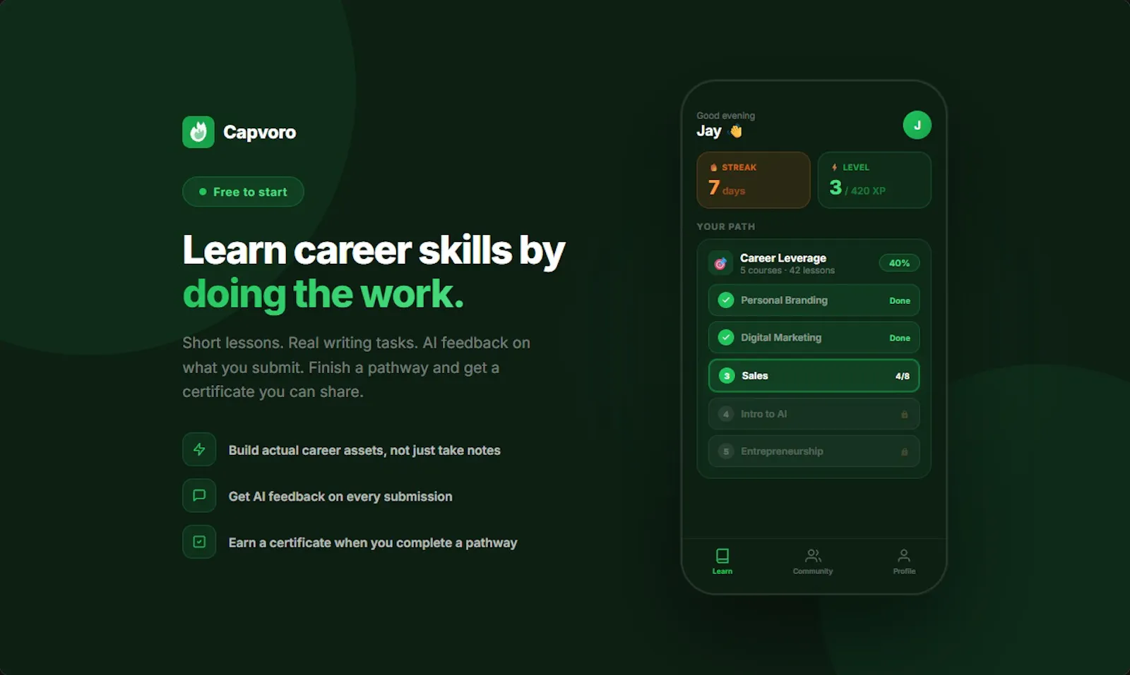 Capvoro screenshot 1