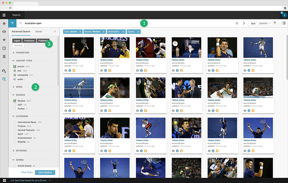 Superdesk gallery image