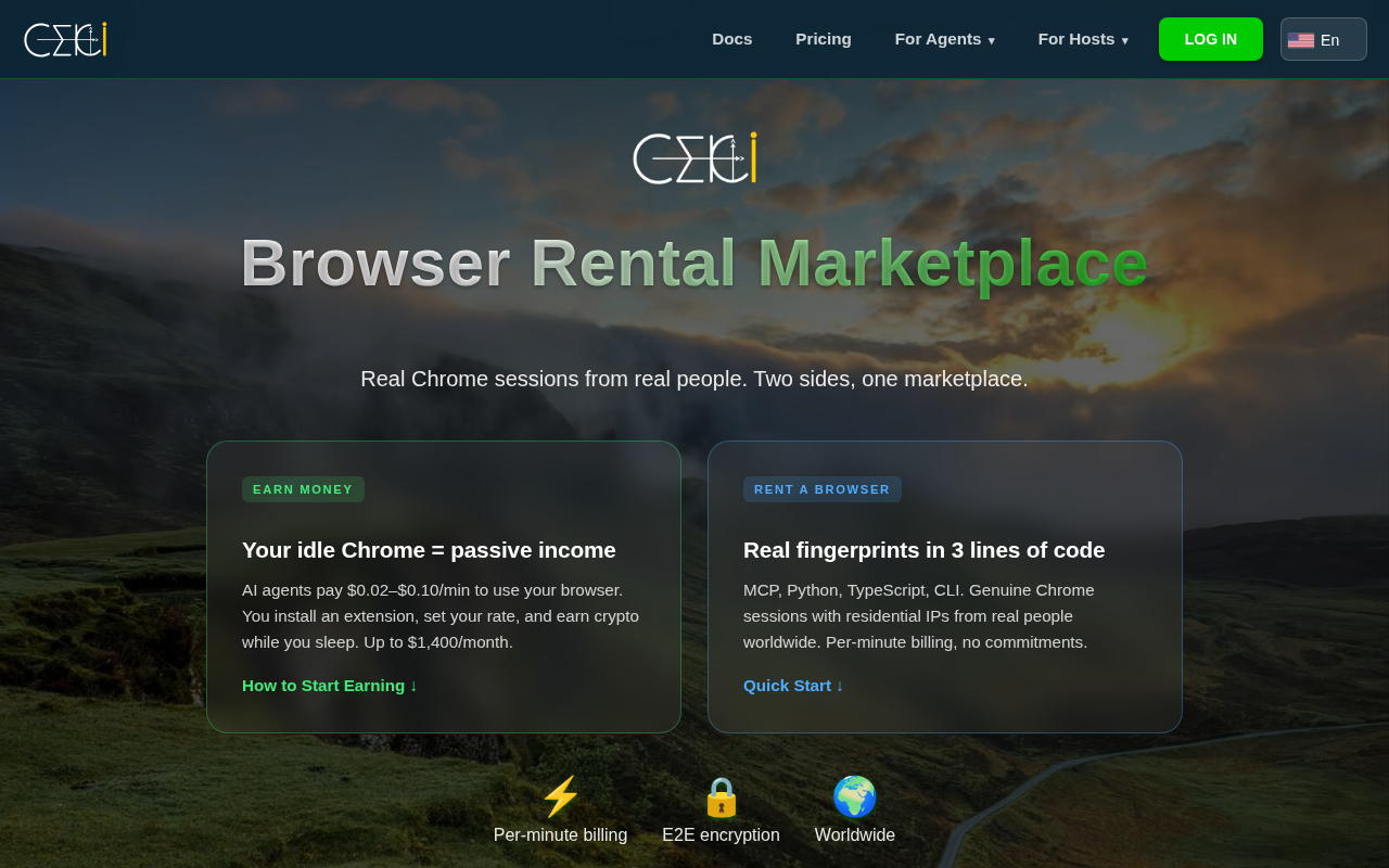 Ceki.me - AI now pays you for browser gallery image