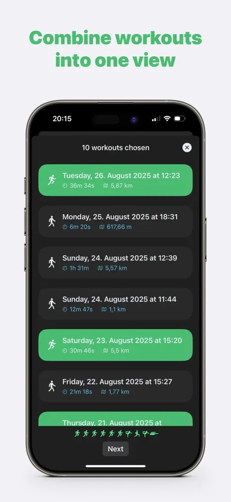 Sumry - HealthKit verilerinizi özetlere, haritalara ve içgörülere dönüştürün medya 6
