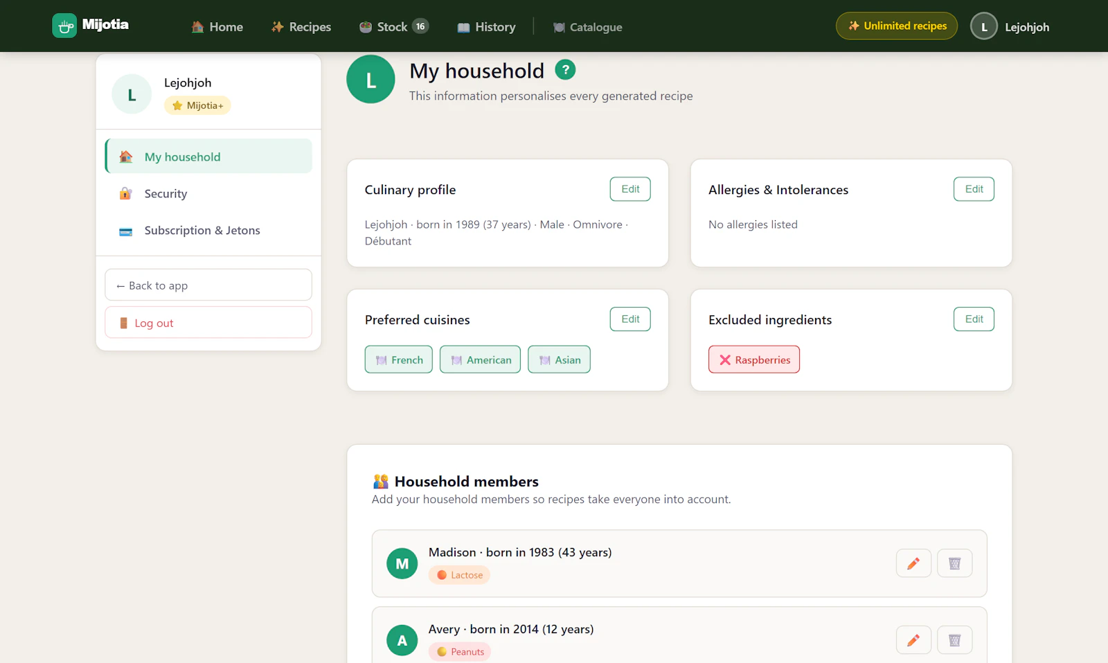 Mijotia screenshot 2