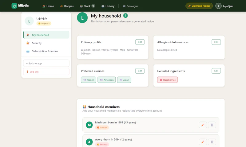 Mijotia screenshot 2