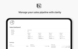 Notion Sales Dashboard media 1