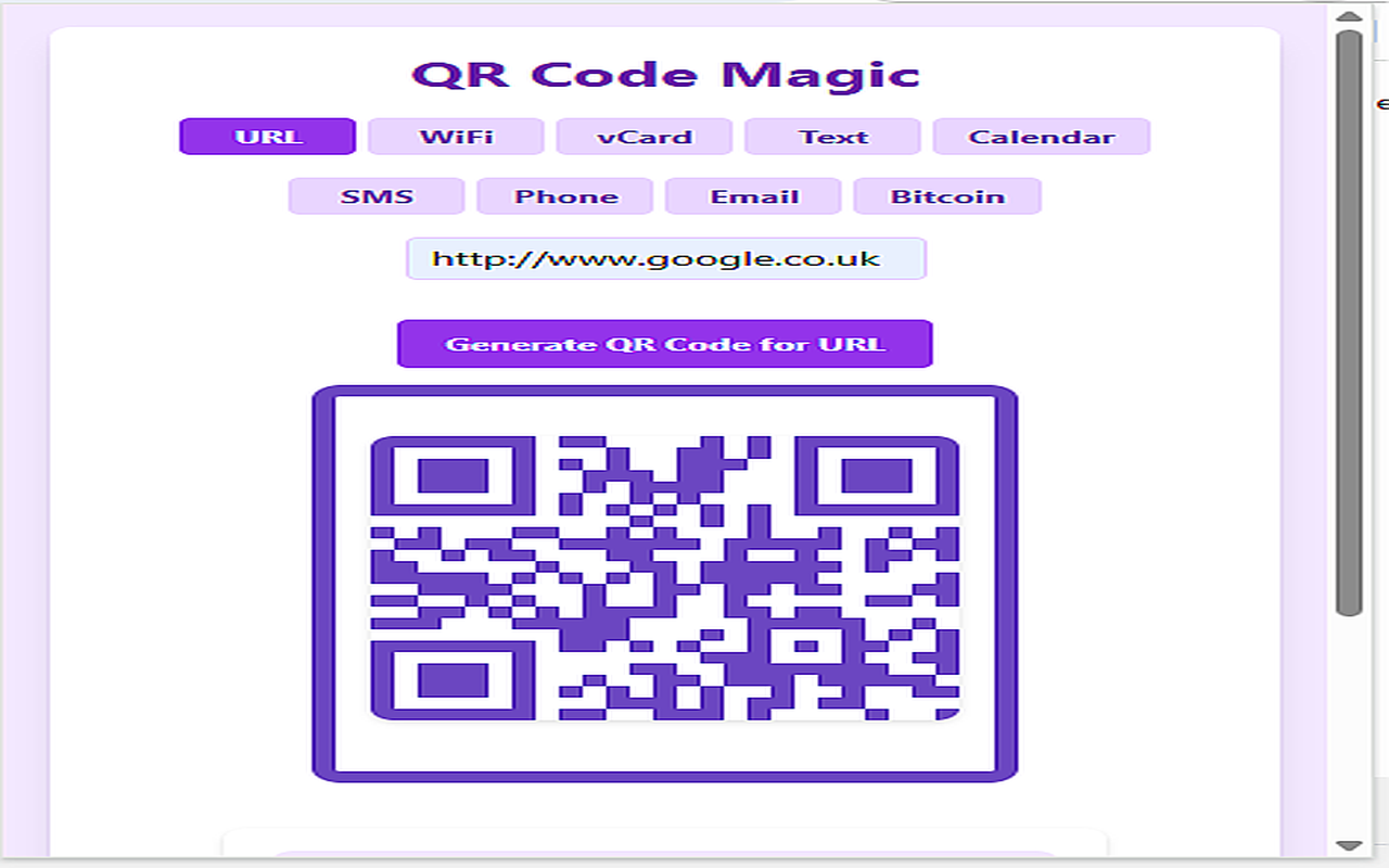 Media Kod QR Magic - Menjana kod QR untuk URL, WiFi, VCard, dan teks 2