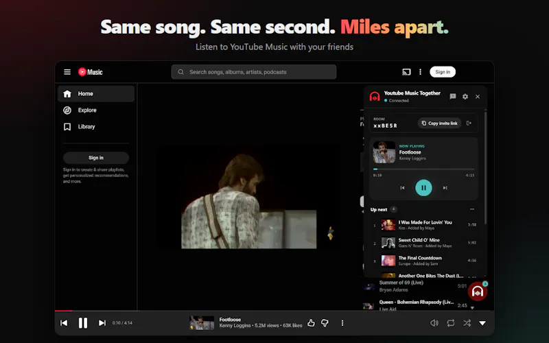 Youtube Music Together screenshot 6