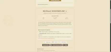 Khajiit Name Generator gallery image