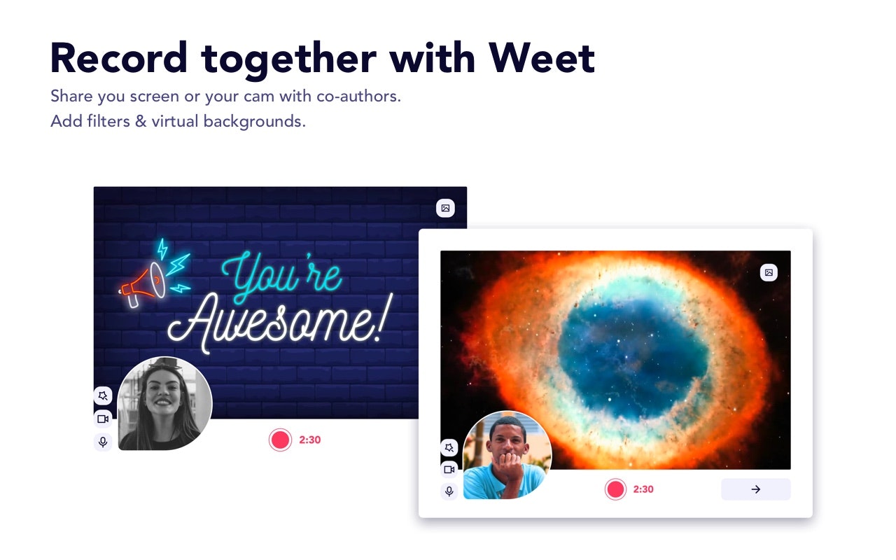 Weet — product overview and interface preview