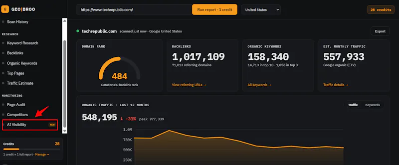 Geobroo - Ai Seo Marketing screenshot 2