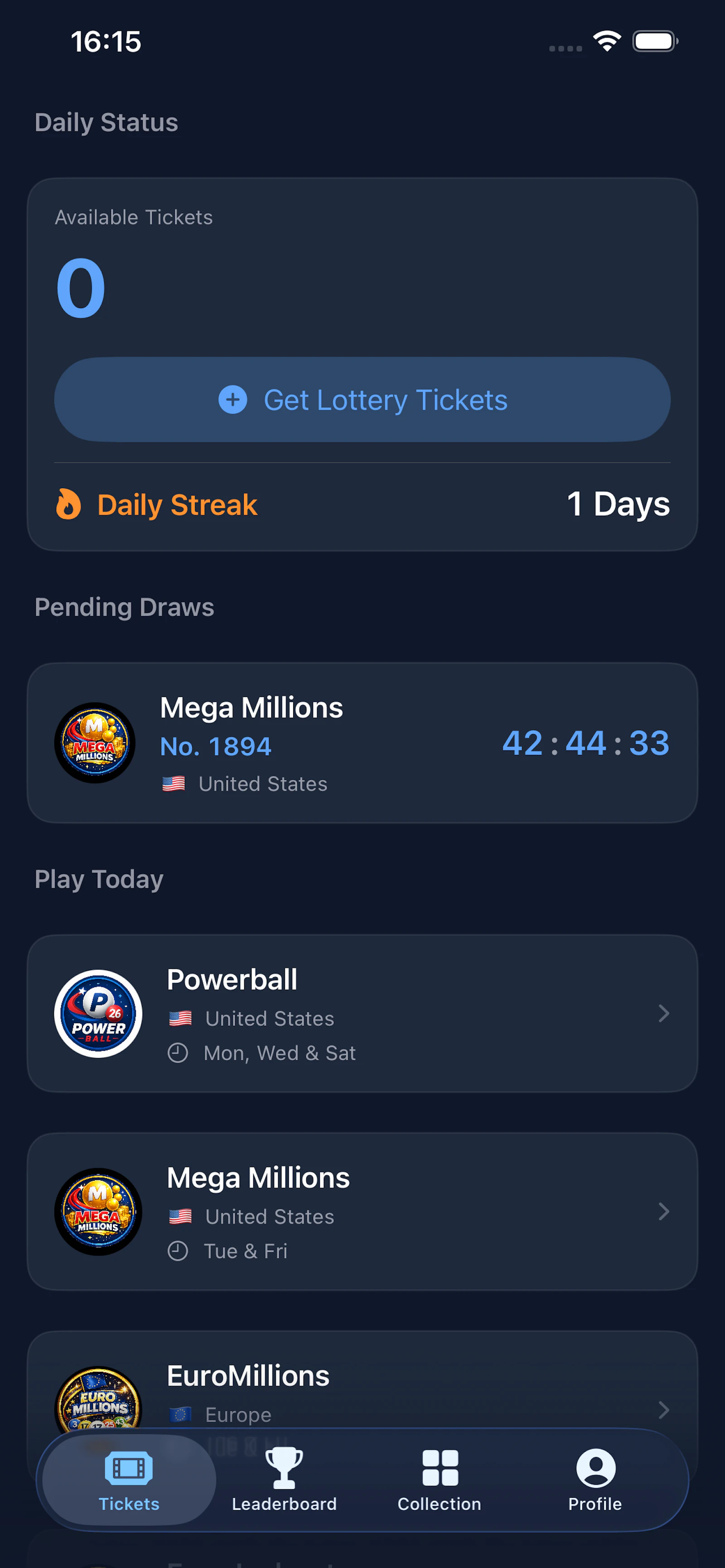 LottoDex screenshot 1