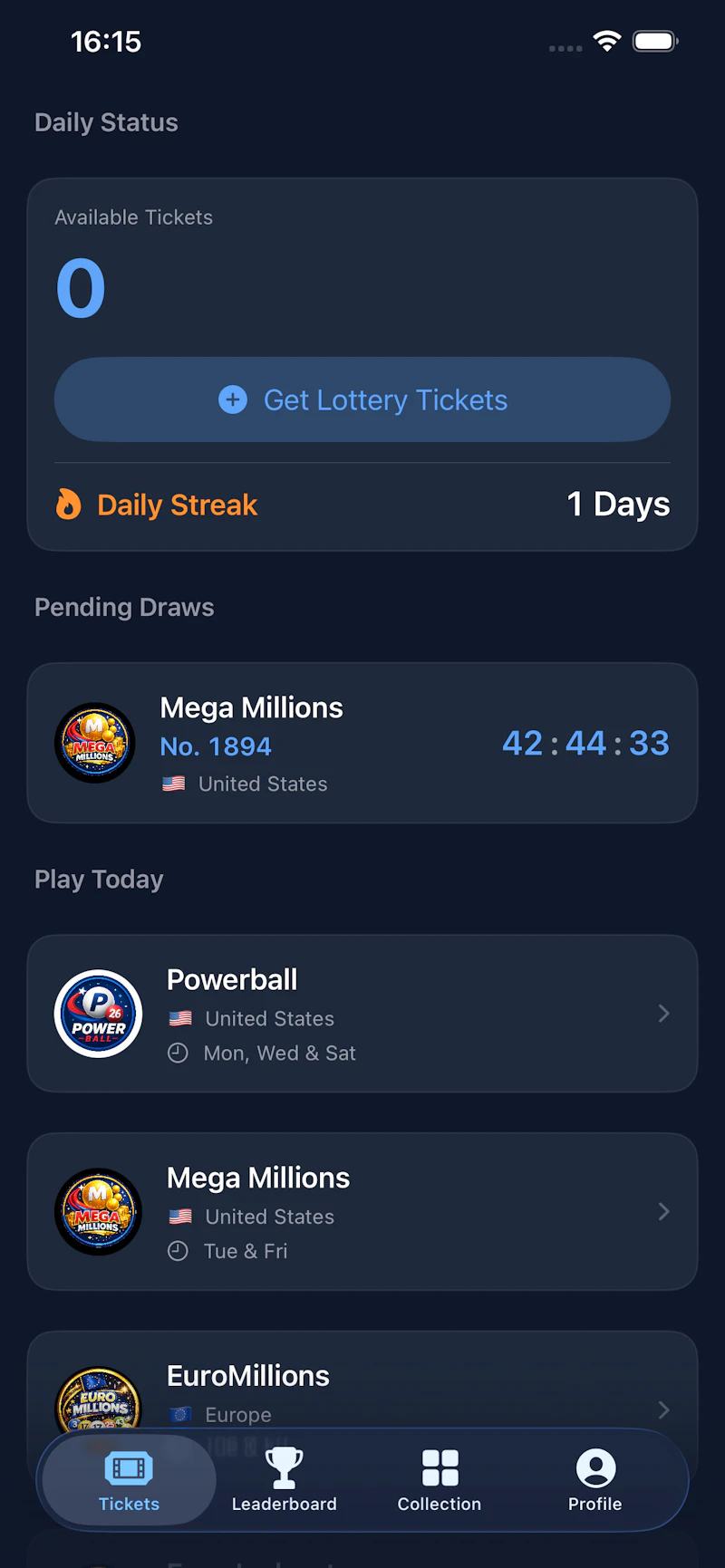 LottoDex screenshot 1