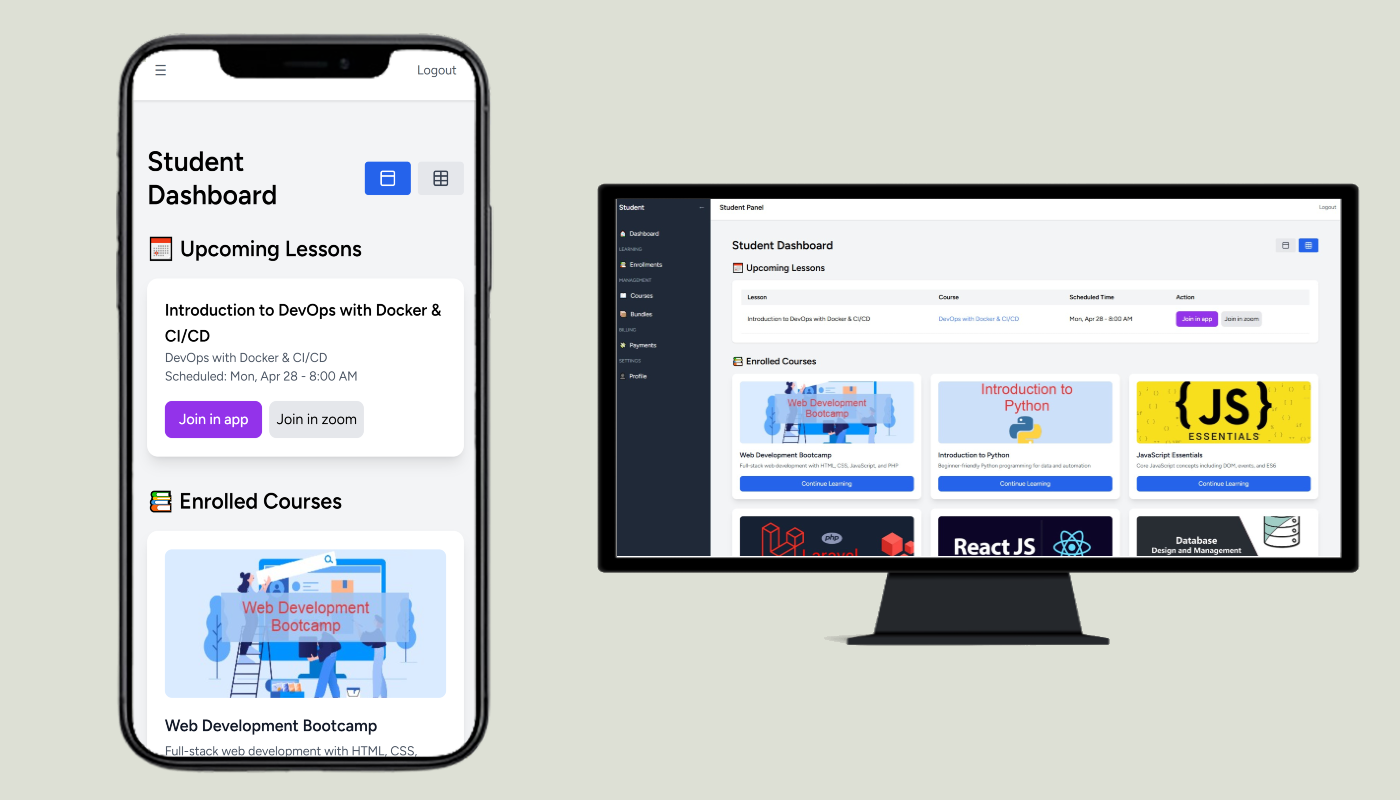 ZenTutor Pro - Comprehensive learning management system media 3
