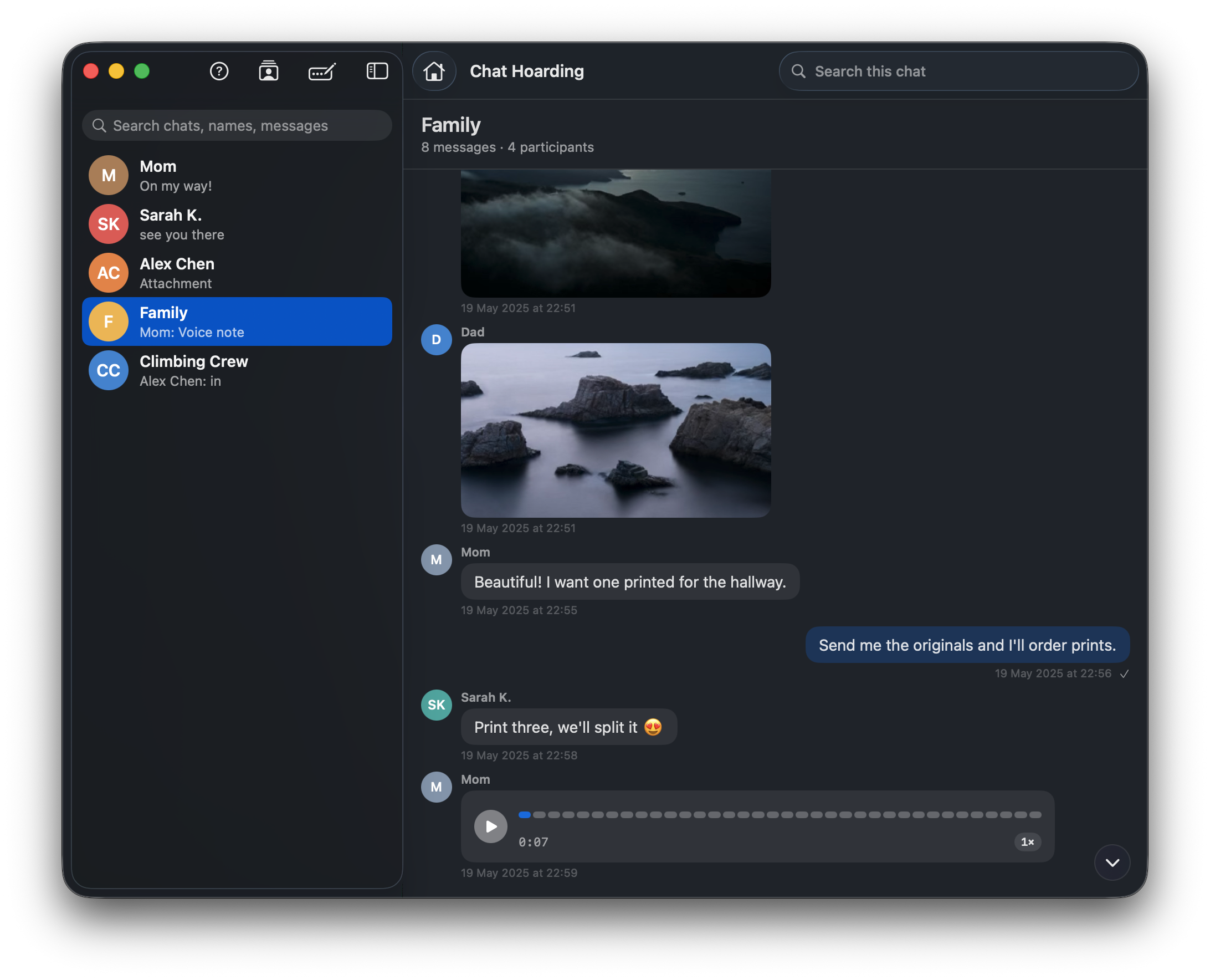 Chat Hoarding App gallery image