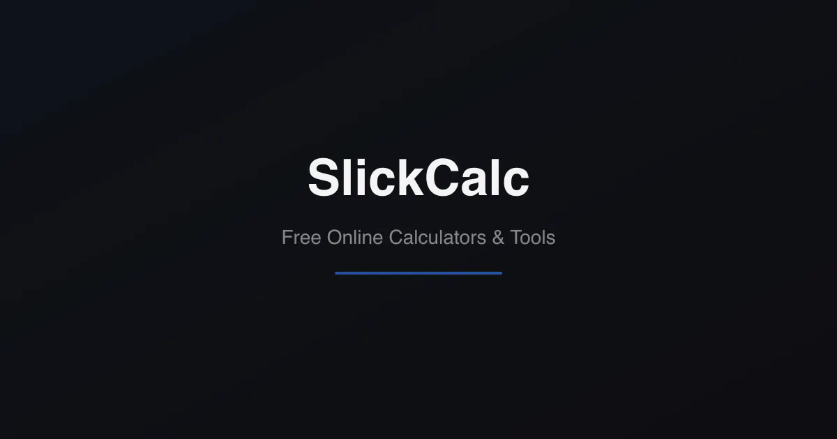 SlickCalc のプロダクトバナー