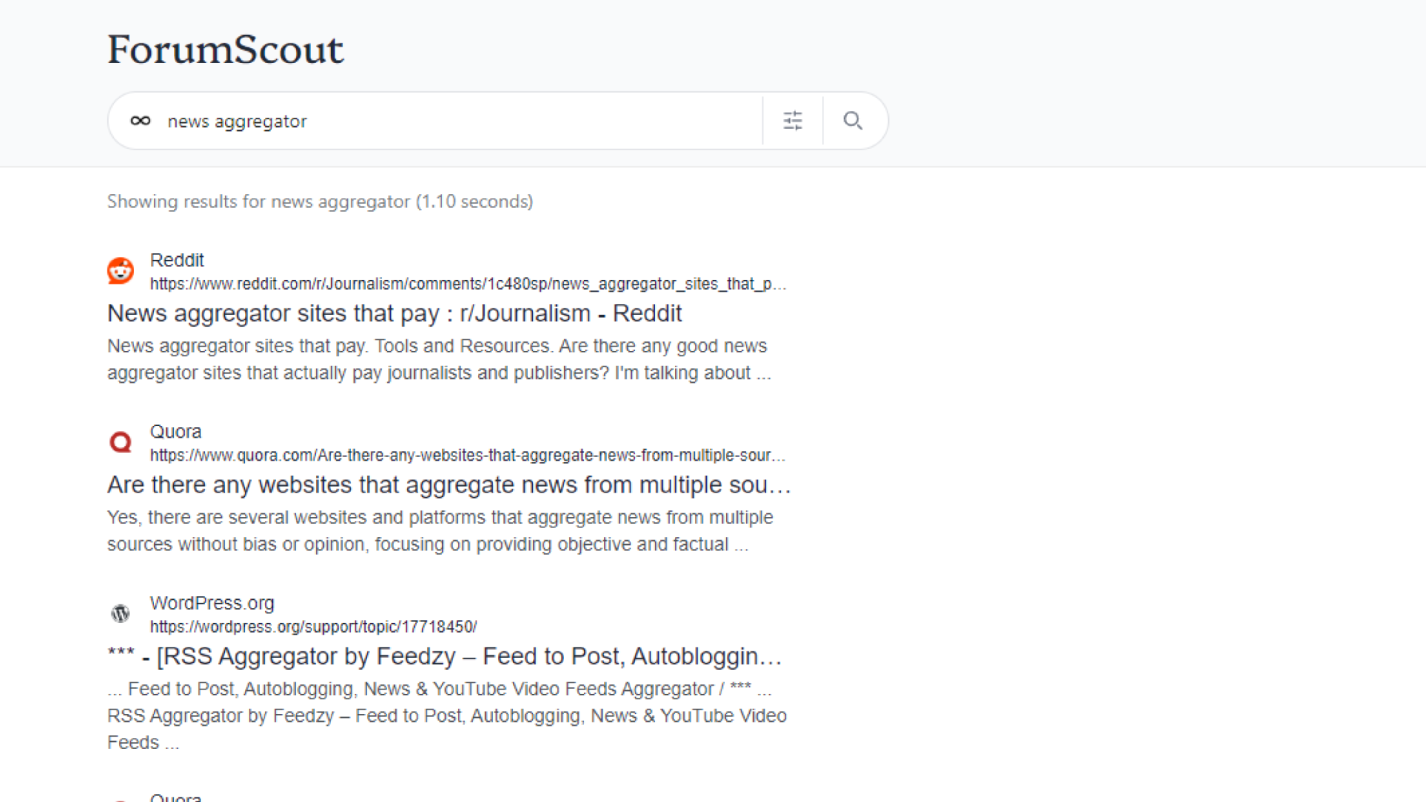 Forumscout media 2